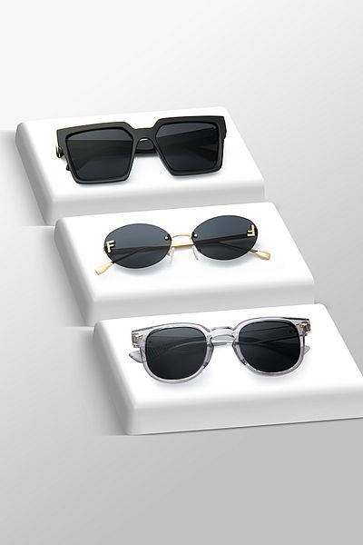 ModaLucci SET OF 3 SUNGLASSES