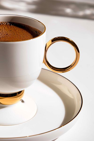 Nehir Karmen 6-Person 12-Piece Porcelain Coffee Cup Set