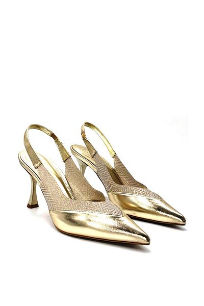KİNDEP Pantofi de damă cu toc închis Kindep Dindin GOLD