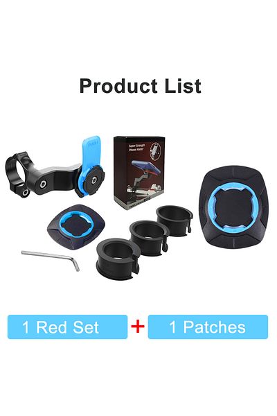 Choice 09 Motorcycle Handlebar Phone Holder 360°Rotatable Bicycle Bracket Security Navigation Support Mount