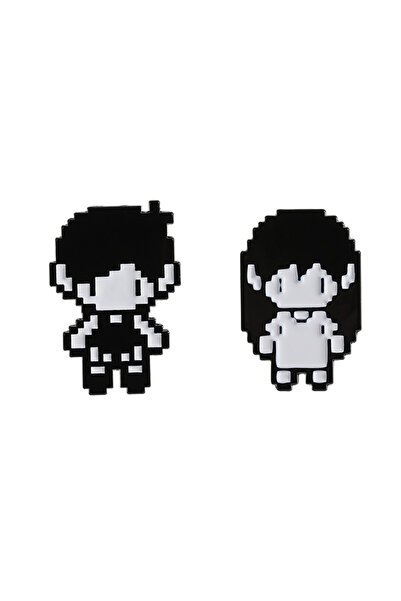 Choice مجموعة لعبة آر بي جي أوموري بيكسل الشكل دبوس المينا أنيمي كوسبلاي أومو...