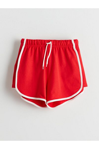 LC Waikiki New Season Elastic Waist Girl's Shorts - S5Ei63Z4