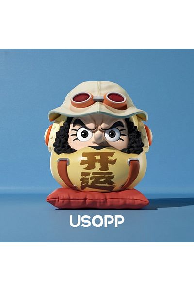 BANDAI usopp-no box 6cm Q-version One Piece Anime Figure Nika Luffy Zoro Sanji Nami Cos Super Dharma Figuri