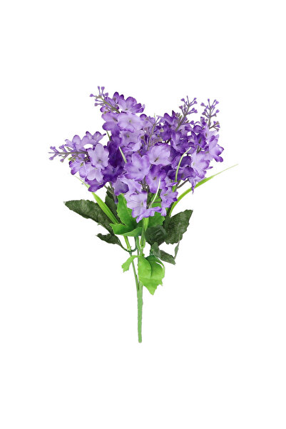 Choice باقة زهور صناعية أرجوانية فاتحة، 5 رؤوس، زهرة الزنبق، 33 سم، أرجواني أ...