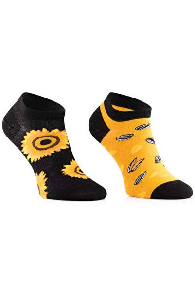 Todo Socks Къси памучни чорапи със слънчогледи