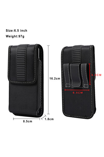 Choice 6.5 inch Universal Mobile Phone Waist Bag For iPhone 15 14 13 12 Pro M...