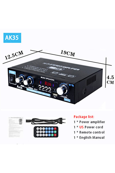 Choice AK35 US Plug AK35/AK45/AK55 Sound Amplifiers Bluetooth Digital Amplifi...