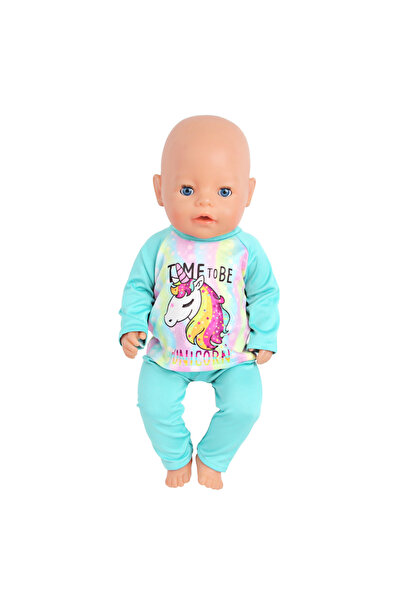 Choice ملابس نوم CL-0487-3 لدمية طفل حديث الولادة بطول 43 سم ودمية فتاة أمريك...