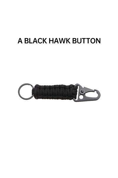 Choice black 1pc 1/20PCS Outdoor Multi-Functional Bracelet Backpack Keychain Handwoven Sports Paracord Wris
