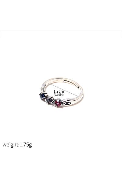 Choice GRAY Anime Jujutsu Kaisen Ring Itadori Yuji Gojo Satoru Cosplay Adjustable Rings for Women Men Jewel