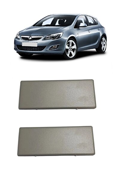 CMEPARTS Opel Astra J Hb & Sedan 2009-2019 compatibil capac oglindă gri pentru parasolar machiaj dreapta + stanga set 2 buc.