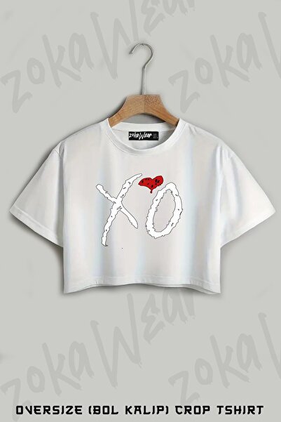 ZOKAWEAR Tricou oversize cu imprimeu Xo The Weeknd