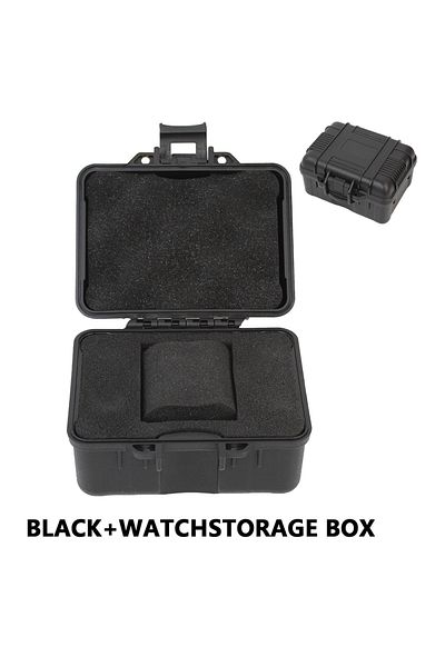 Choice black 1 Slot Portable ABS Plastics Watch Storage Box Waterproof Watch Organizer Storage for Watch Ca