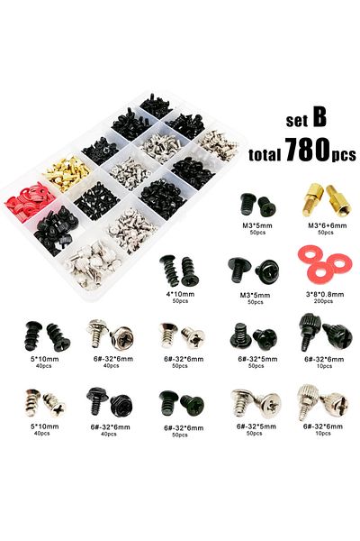 Choice set B 780pcs 305/780pcs Computer PC Case Hard Disk Drive Fan Motherboard Power Supply Server HDD PSU