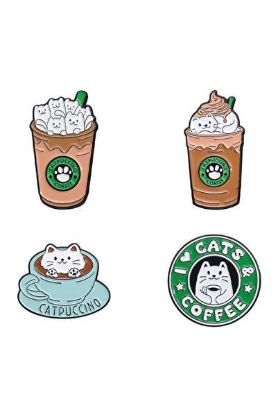 Choice مجموعة دبابيس مينا كرتونية لطيفة من TUTZ217، من 3 إلى 5 قطع، دبابيس مخ...