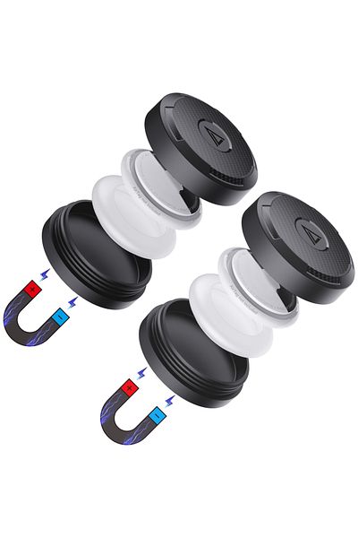 Choice 2 pcs For Apple Airtag Case Magnet Waterproof GPS Tracker Holder Airtags Holder Magnetic Mount Hidde