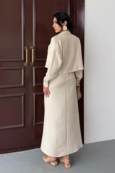 bb butik basic Shirt - Dress Double Suit B5010