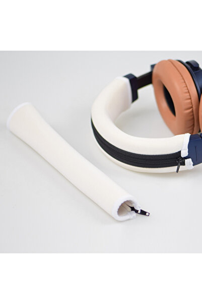 Choice غطاء حماية سماعة الرأس بسحاب أبيض، وسادة وعصابة رأس لسماعات الرأس Audi...