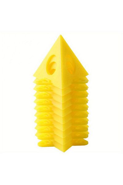 Choice 10pcs yellow 10Pcs Pyramid Stands Painter's Painting Stands Mini Cone Paint Stands for Canvas and Do