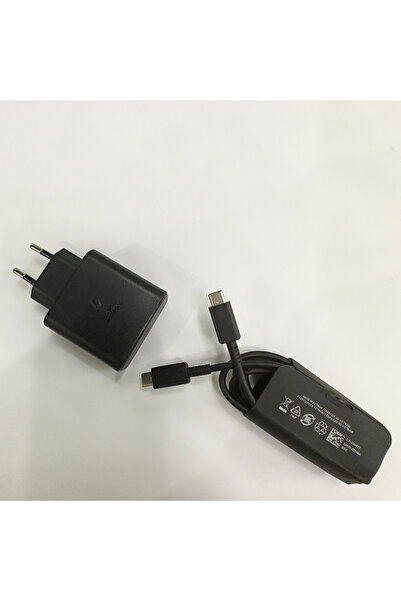 Samsung شاحن أسود بقوة 45 واط، طوله 1.5 متر، يدعم الشحن السريع PD بقوة 45 واط...