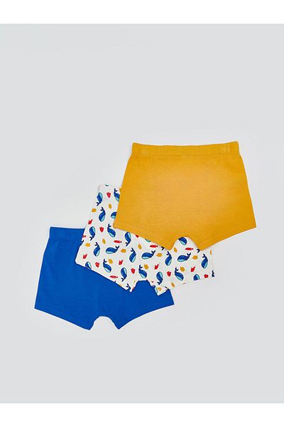 LC Waikiki New Season Combed Cotton Boy Boxer 3 τεμαχίων - S5FO80Z1