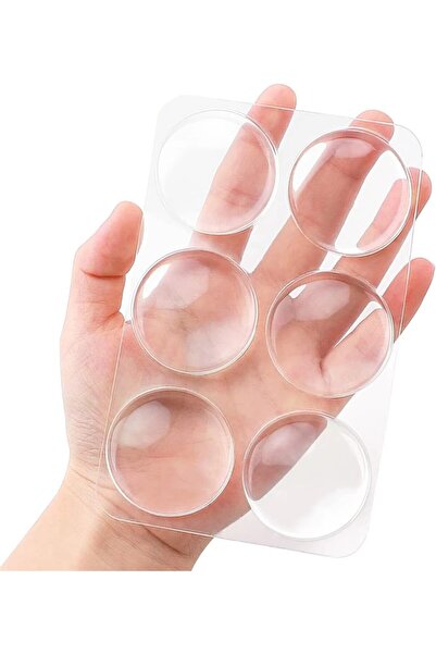 Choice 24PCS Transparent Transparent Soft Silicone Door Stopper Bumper Self-adhesive Stickers Wall Protecto