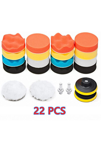 choice2 22 pcs Car Polishing Sponge Pads Kit Foam Pad Buffer Kit Polishing Ma...