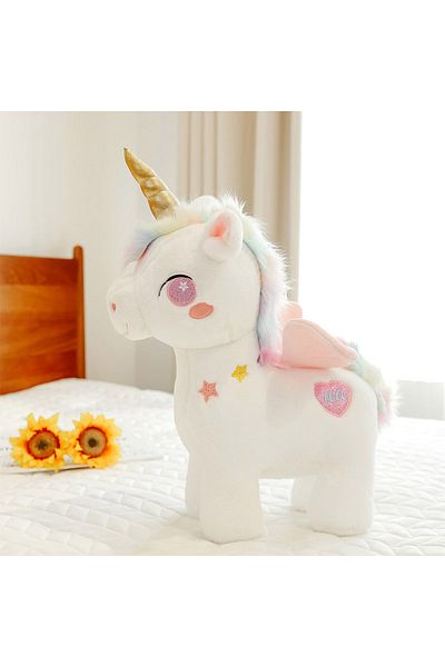 Choice 25cm unicorn Cute starry sky unicorn stuffed plush toys for kids large rainbow unicorn dolls