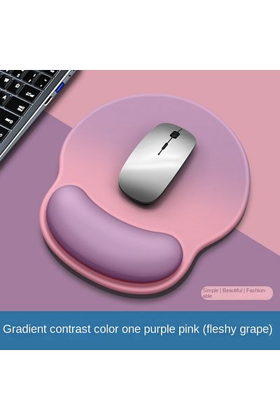 Choice purple and pink Gradient Mouse Pad Wrist Guard with Logo Female Wrist Guard Mouse Pad Wrist Support