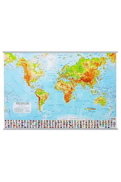 Arhi Design World Map 50x70 cm