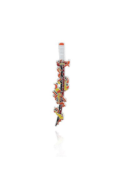 Choice X00276-03 Anime Demon Slayer Enamel Pins Brooch Kimetsu no Yaiba Sword Weapon Badge Fans Cosplay Sou