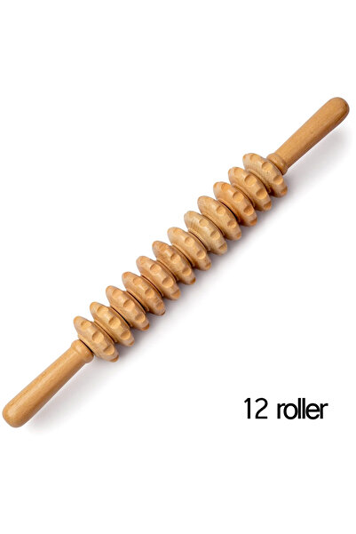 Choice 1 أدوات تدليك الأسطوانة العلاجية الخشبية، جهاز تدليك التصريف اللمفاوي،...