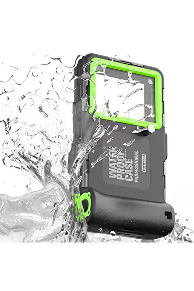 Vikefon غلاف هاتف مقاوم للماء وحافظة واقٍ ممتاز للغوص حتى عمق 15 مترًا والسبا...