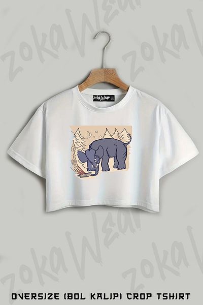ZOKAWEAR Calvé Delft's Winterboekje (Microfonii, The Glow Pt. 2) Tricou oversize cu imprimeu