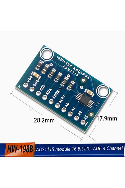 Choice ADS1115 module 16 Bit I2C ADS1115 Module ADC 4 Channel with Pro Gain Amplifier
