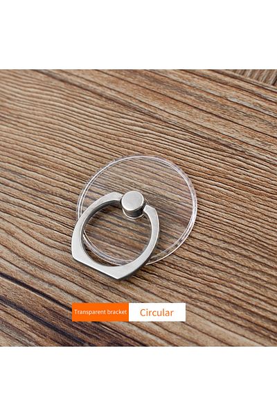 WSSHE A23-round Universal Transparent Finger Ring Mobile Phone Smartphone Stand Holder For iPhone 12 Xiaom