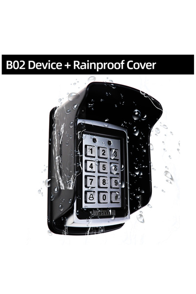 Choice1 B02 مع غطاء RFID لوحة مفاتيح معدنية للتحكم في الوصول للماء والأمطار غ...