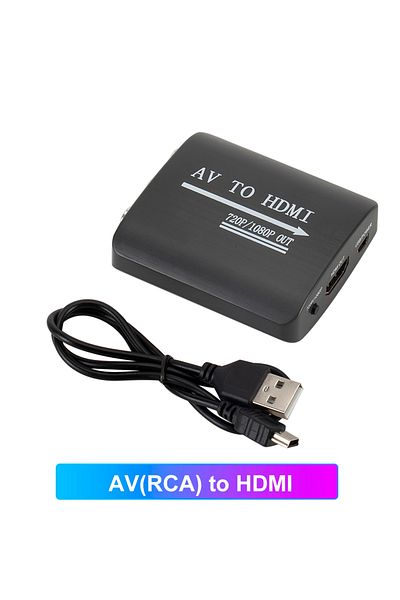 Kebidumei A Style AV TO HDMI HD 1080P AV to HDMI Adpater RCA to HDMI-compatible Composite Converter HDMI to AV