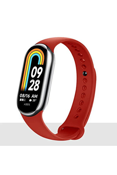 Choice18 For Xiaomi Mi Band 8 10 original red Strap For Mi band 8 xiaomi 8 NFC Bracelet Sport Belt Silicone R