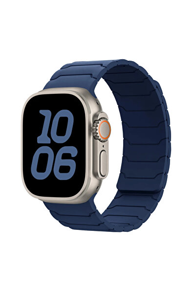 Choice S10 42-38 40 41 مم 03 حزام أزرق داكن لساعة Apple Watch ultra 2 Band 49...