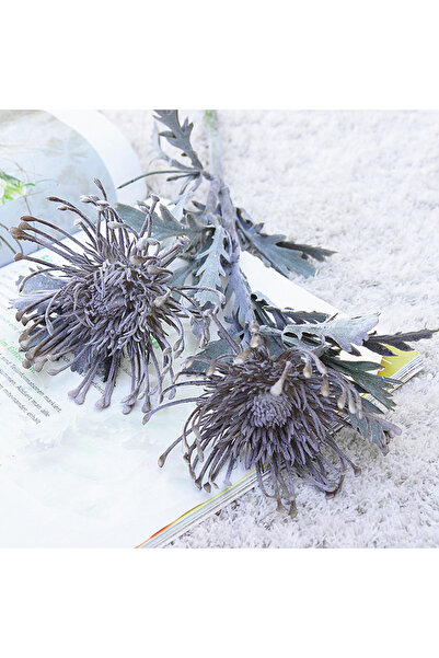Choice3 GRAY Artificial Flowers Short Branch Crab Claw 2 Fork Pincushion Chri...