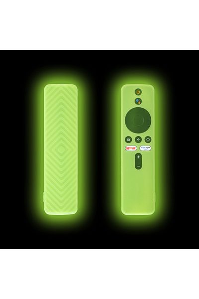 Choice 15.6x4x1.4cm Luminous green Luminous Case For Xiaomi Mi TV Box S Remote Control Cover Silicone Soft