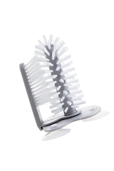 OEM Professional brush set for washing glasses and containers, interior/exterior, suction cup attachment