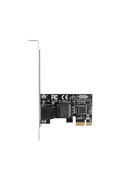 Lanberg Gigabit network card, Lanberg 43392, low profile, PCI-Express-RJ45, PCI-E X1 1X RJ45 1GB RTL8111C
