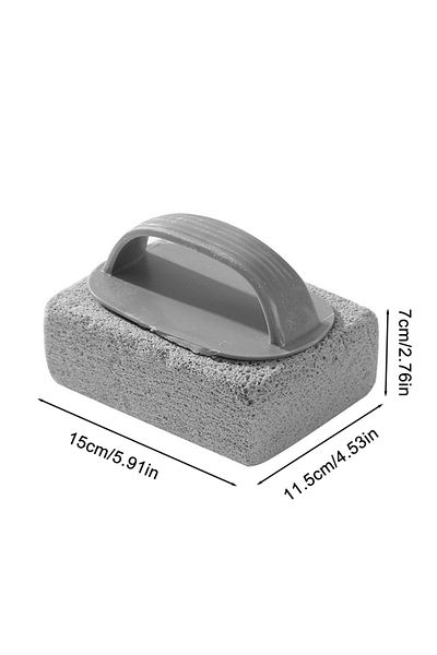 Choice Light Grey 10x7cm Hand-Held Pools Pumice Stone, Swimming Pumice Pool Tile Stone for Swimming Pools S