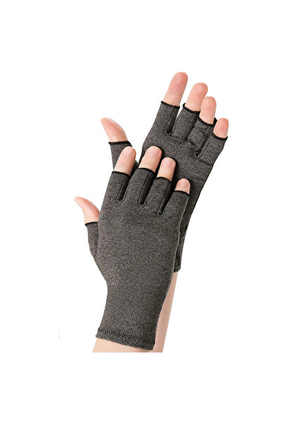 Choice زوج واحد من قفازات الضغط لالتهاب المفاصل، مقاس S رمادي، لتخفيف آلام ال...