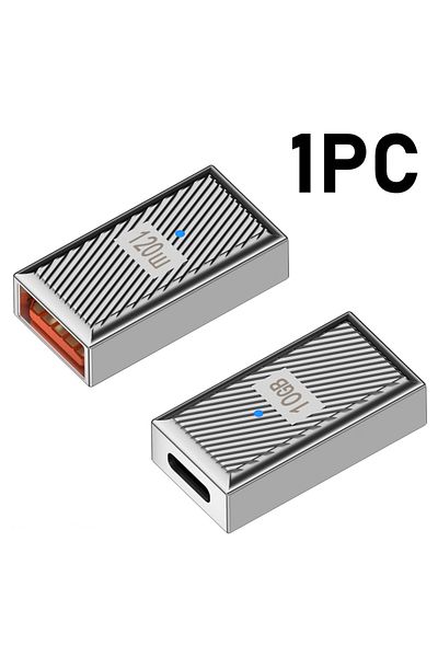 Choice AD222 120W USB Type C OTG Adapter 10Gbps Data Transmission Type-C to USB-C Charging Converter For U