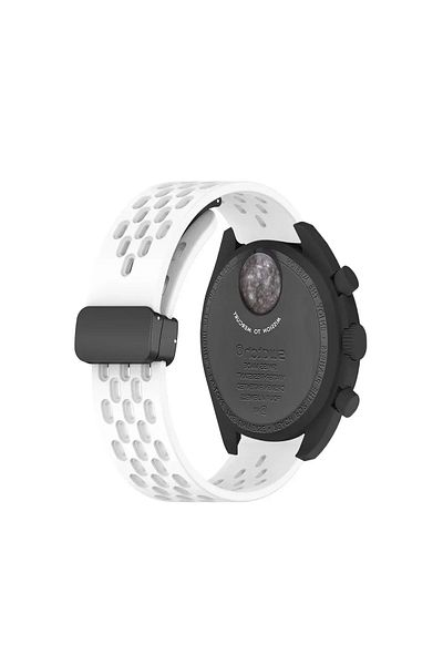 Choice For MoonSwatch White For Omega X Swatch Joint MoonSwatch Band Magnetic Bracelet For NOKIA Withings H