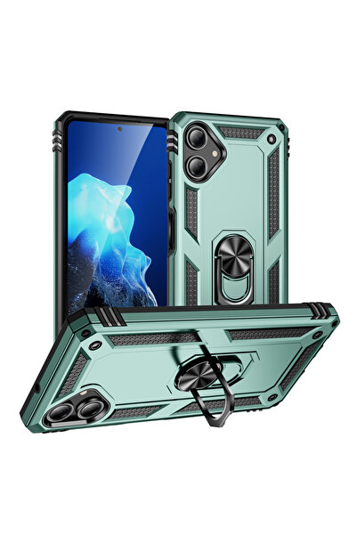 Choice جراب مقاوم للصدمات لهاتف Galaxy A06 باللون الأخضر الداكن لهاتف Samsung...