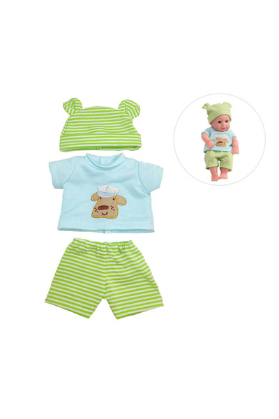 Choice ملابس الدمية المخططة GN لدمية بطول 30 سم فستان جمبسوت ملابس الدمية إكس...